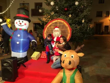 Visita de Papá Noel a Xàbia Histórica