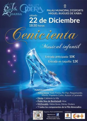 Cartel Musica Cenicienta filà Almoradins