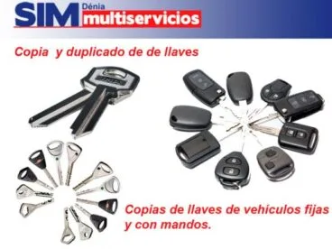 Copia de llaves SIM Dénia