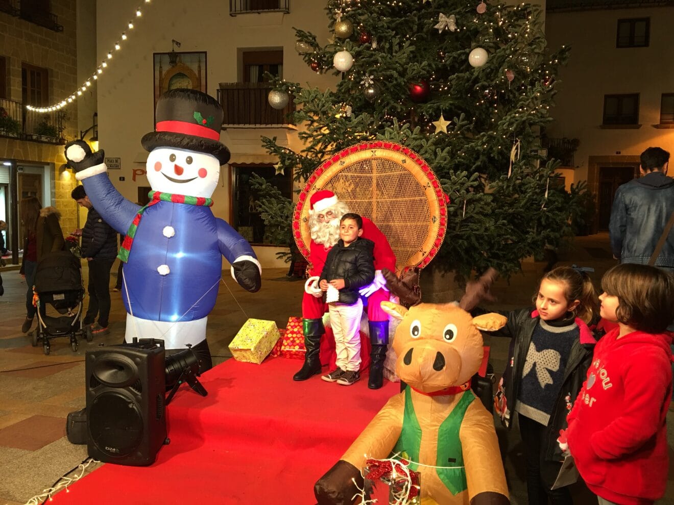 Visita de Papá Noel a Xàbia Histórica