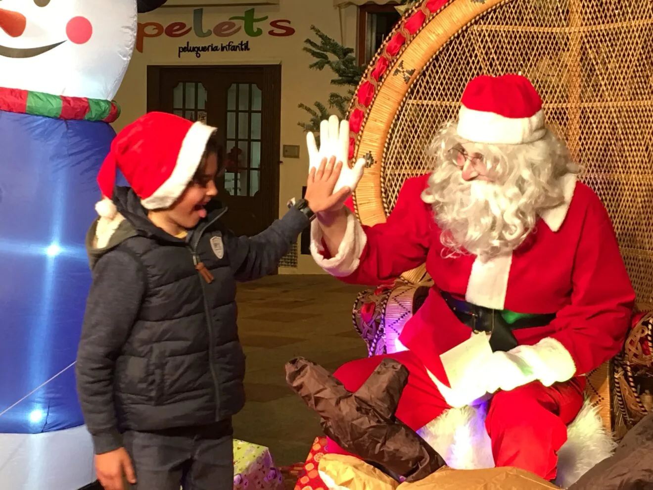 Visita de Papá Noel a Xàbia Histórica