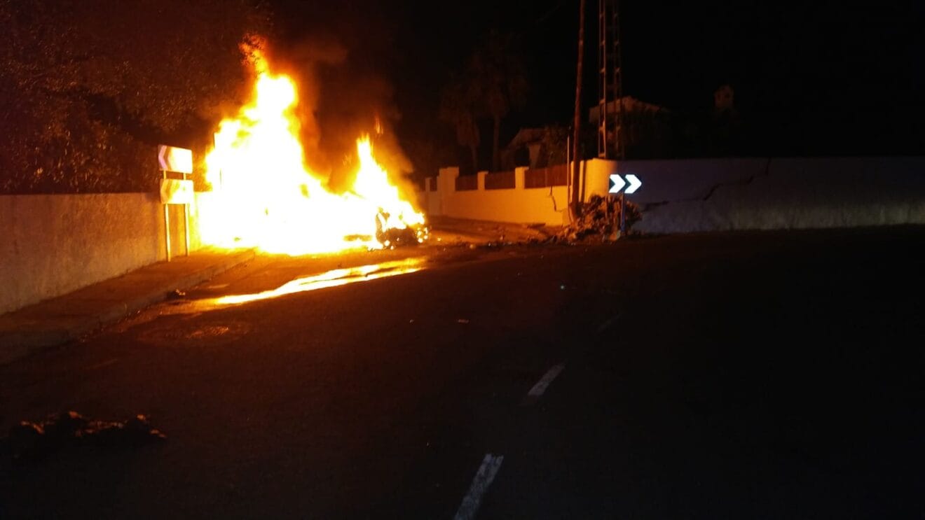 Incendio del vehículo