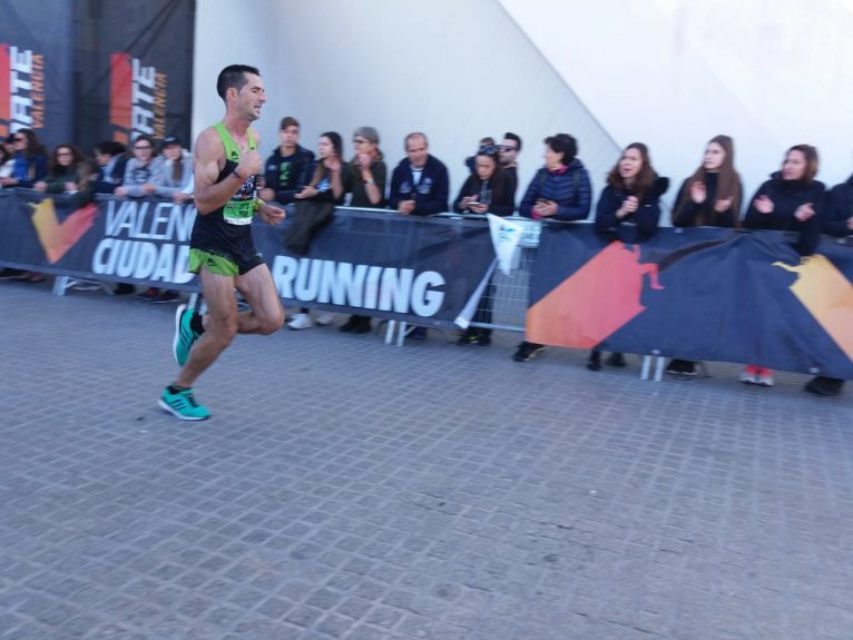 José Manuel García Barragán en la Maratón de Valencia 2018