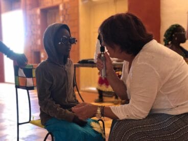 Gafas solidarias en Senegal