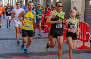 Padre e hija del CA Llebeig durante la carrera