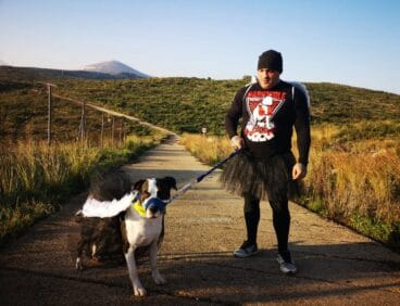 Participante en la San Silvestre de Xàbia