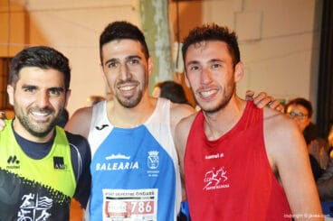 Piera, López y Soler en la San Silvestre de Ondara