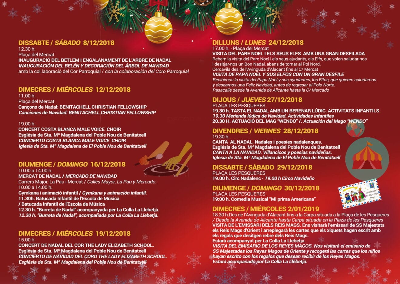 Programación de Navidad