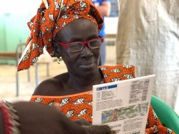 Gafas solidarias en Senegal
