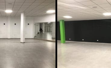 Desarrollo y puesta en marcha de las instalaciones de un gimnasio – Pinturas Juanvi Ortolà