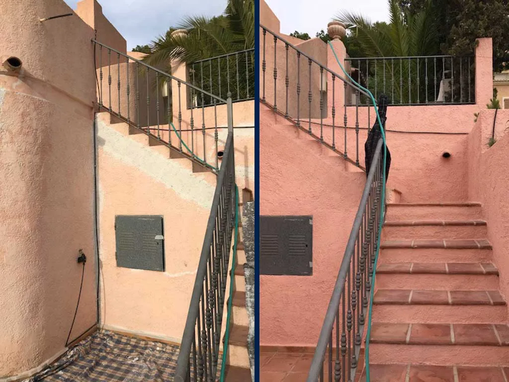 Exterior antes-después Pinturas Juanvi Ortolà