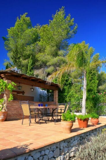 Jardín de la casa Terramar Costa Blanca