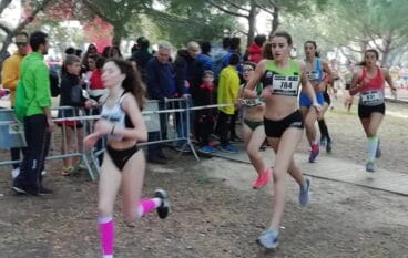 Una atleta del CA Llebeig durante la carrera
