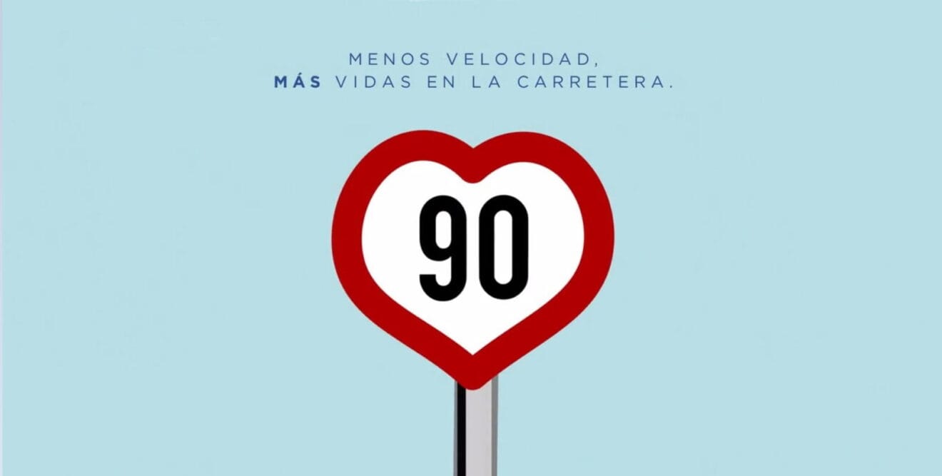 Velocidad máxima 90 km