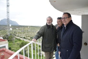 Visita de las autoridades al Cap de Sant Antoni