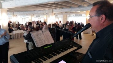 Baile en la comida de San Valentín
