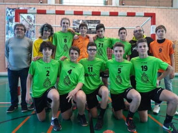Equipo cadete del CH Xàbia temporada 18-19