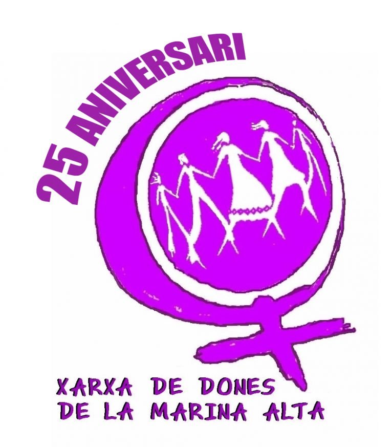 Logo 25 Anys de la Xarxa de Dones de la Marina Alta