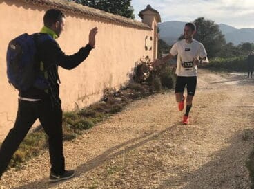Moha durante la carrera