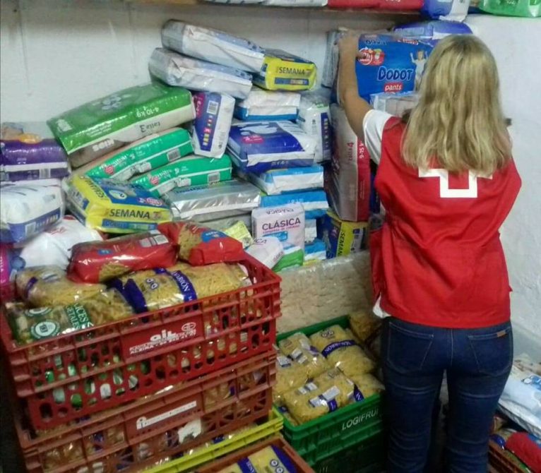 Lebensmittel-Sammlung Rotes Kreuz