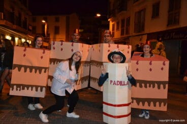 Disfraz de tarta en el Carnaval de Xàbia