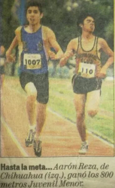 Aarón en su juventud