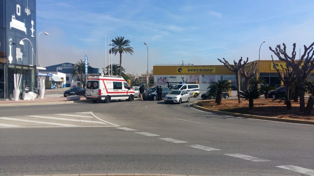 Accidente en Carretera Cabo la Nao