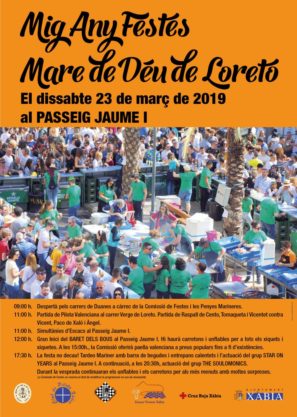 Cartel Mig Any 2019 Fiestas de Loreto