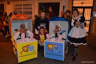 Disfraz de pareja en el Carnaval de Xàbia