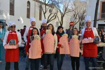 Original disfraz de palomiteros y palomitas en Xàbia