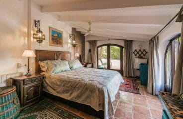 Dormitorio de la casa en Benitachell Vicens Ash Properties