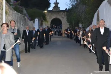 Procesión de Bajada de la imagen de Jesús Nazareno desde el Calvario