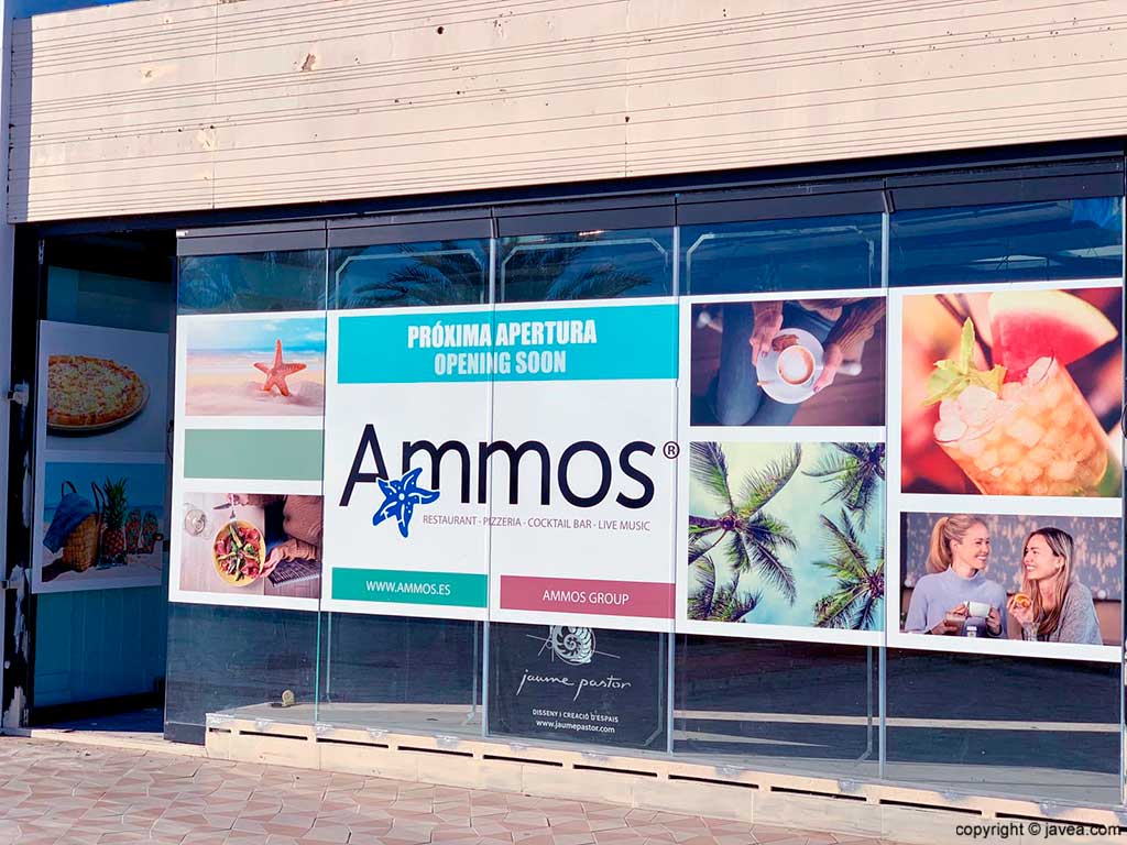 Nueva apertura en Jávea – Restaurante Ammos