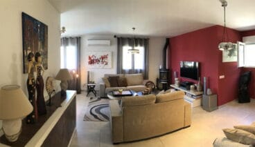 Sala de estar de la vivienda