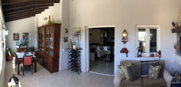 Terraza de la casa Terramar Costa Blanca