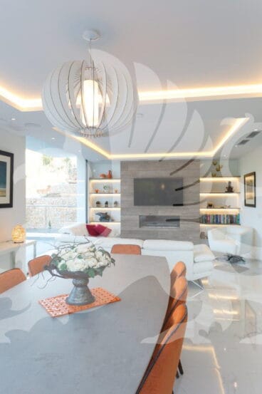 Comedor villa Stirling Ackroyd Spain