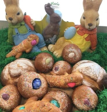 Conejos de Pascua Austriaco Cafe Wein