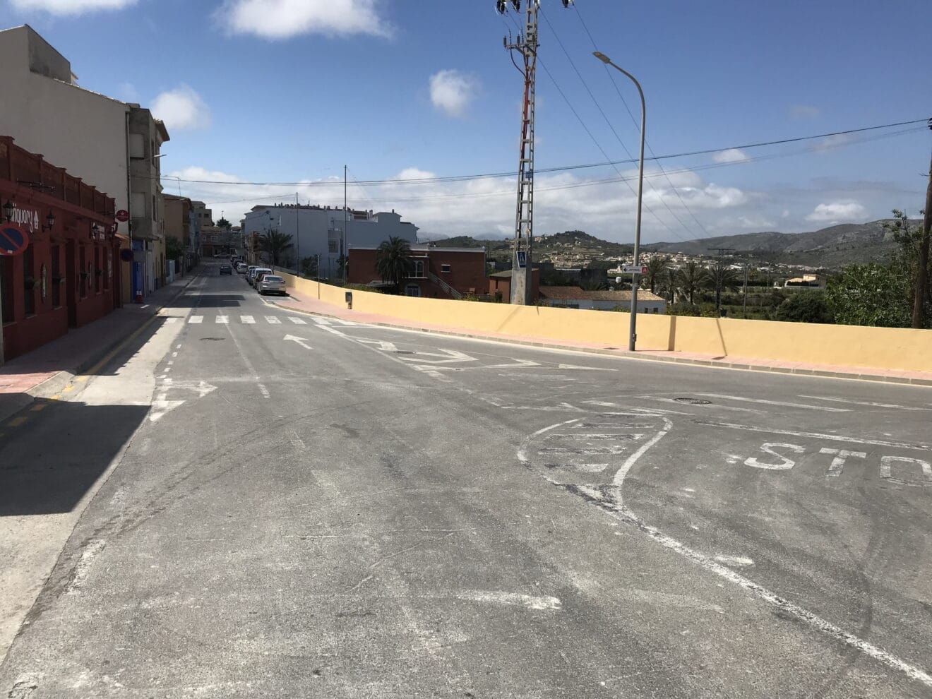 Cruce donde se construirá la rotonda