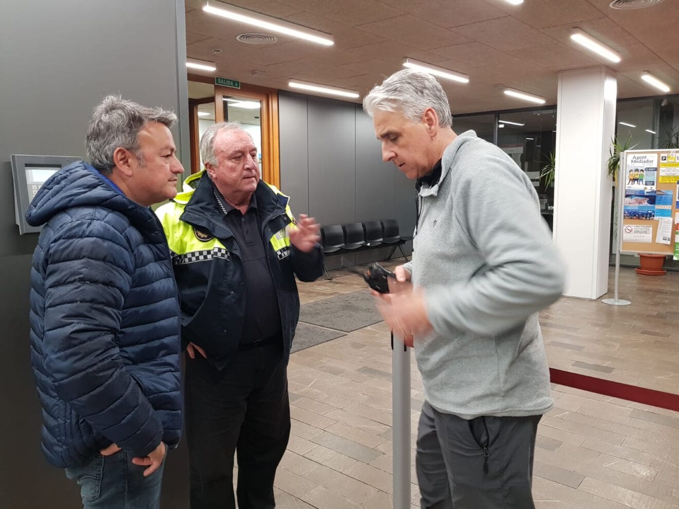 Emergencias. Policía Local y alcalde de Xàbia