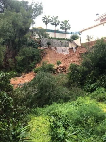 Estado de las calles en Balcón al Mar