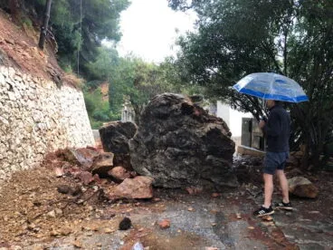 Estado de las calles en Balcón al Mar