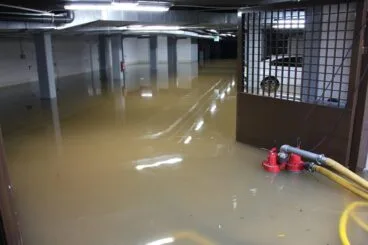 Inundación en Xàbia por la lluvia