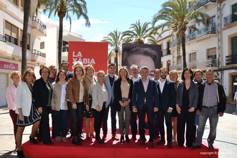 Presentación candidatura PSOE Xàbia 2019
