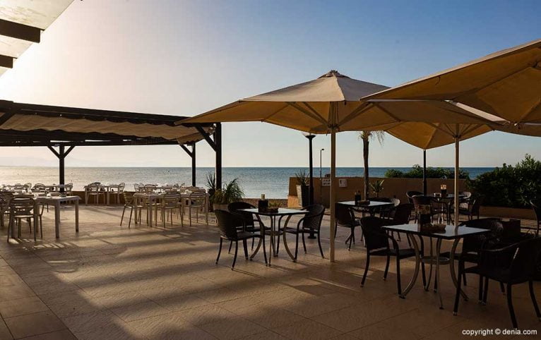 Terraza frente al mar Dénia Restaurant Noguera