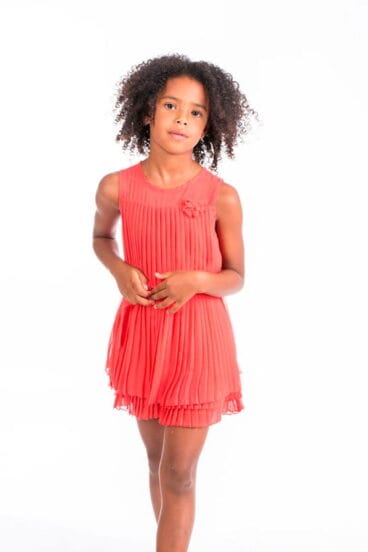 Vestido coral Pequemimos