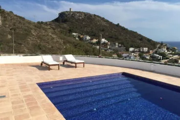 Vistas piscina Moraira Terramar Costa Blanca