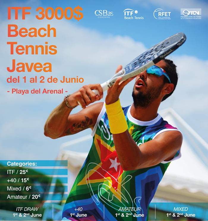 Cartel ITF Beach Tennis Xàbia