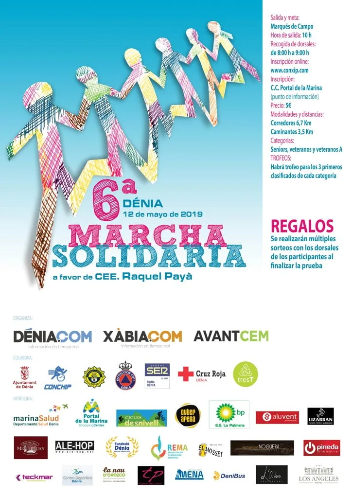 Cartel Marcha solidaria