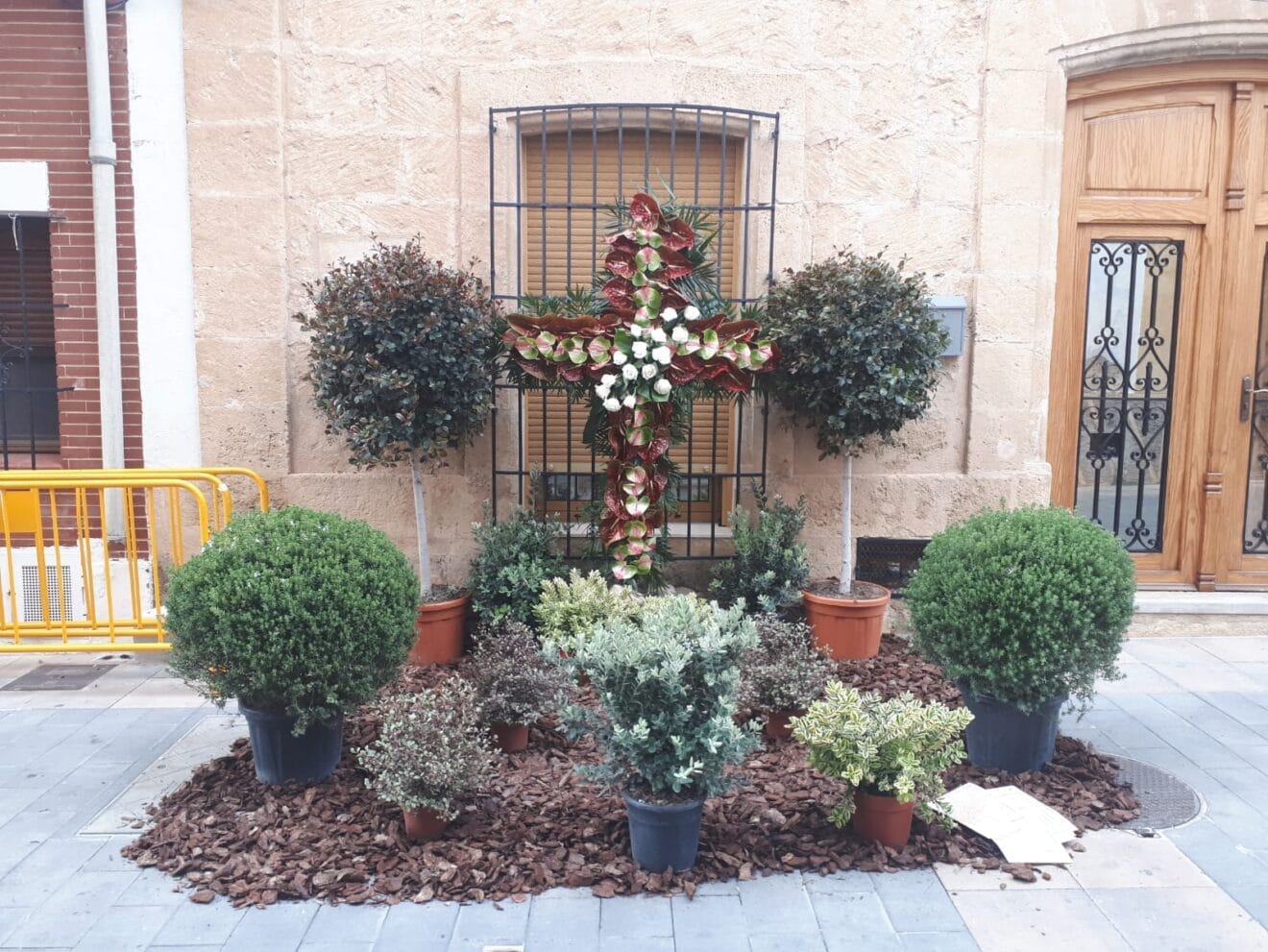 Cruces de flores de las Fiestas de Jesús Nazareno