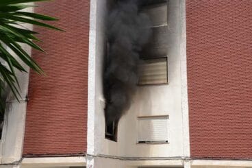Incendio de Vivienda en la Playa del Arenal